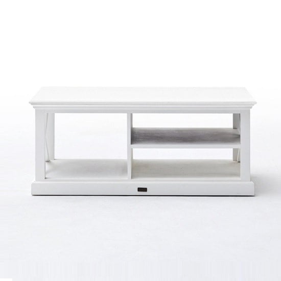Allthorp Solid Wood Coffee Table Rectangular In White_4
