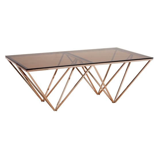 Alluras Coffee Table With Champagne Metal Legs     _2