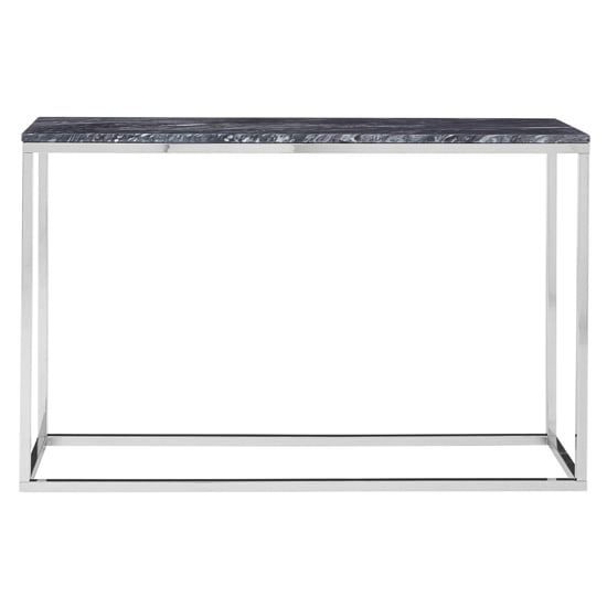 Alluras Console Table With Black Marble Top     _2