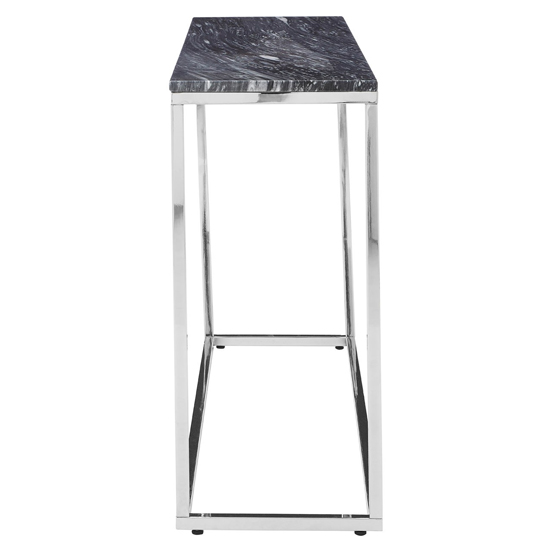 Alluras Console Table With Black Marble Top     _3