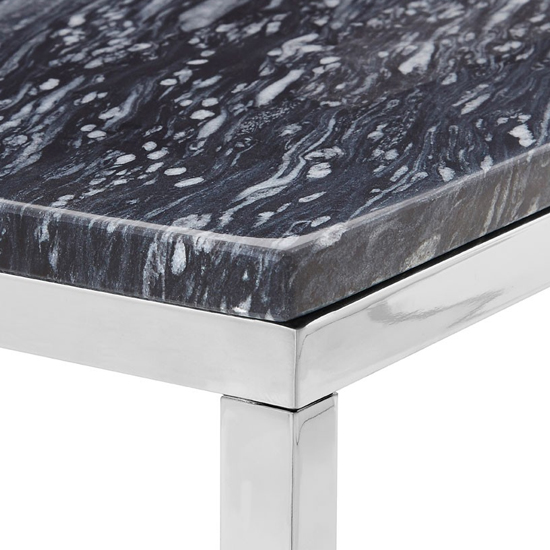 Alluras Console Table With Black Marble Top     _4