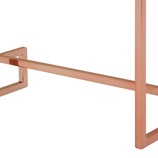 Alluras Console Table With Rose Gold Legs     _5