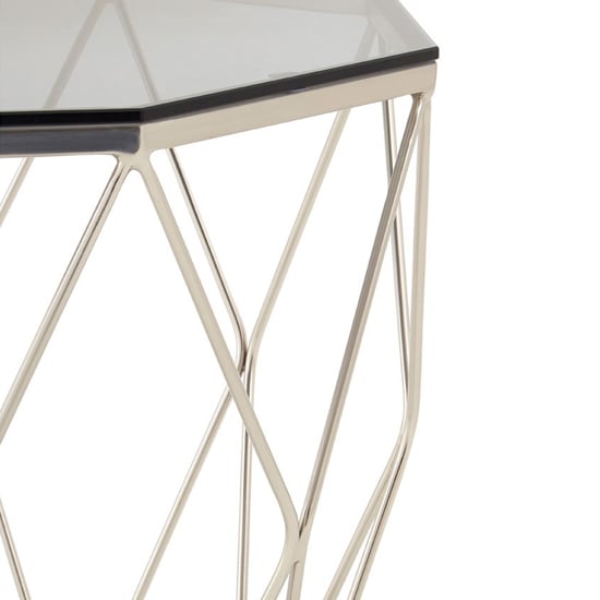 Alluras End Table With Brushed Nickel Base     _3