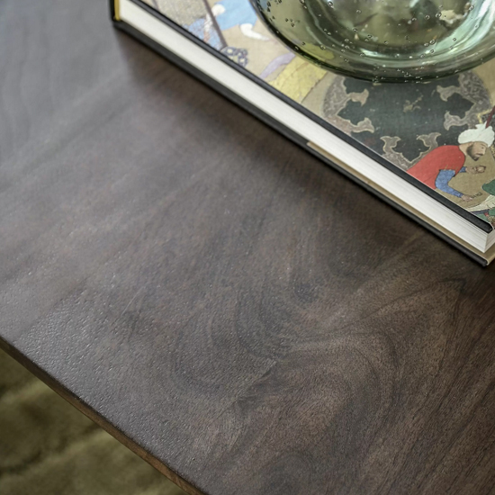 Alofi Mango Wood Coffee Table Rectangular In Walnut