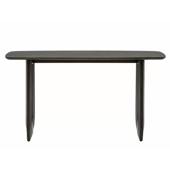 Alofi Wooden Rectangular Console Table In Walnut