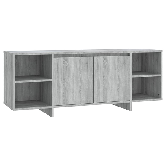 Aloha Wooden TV Stand With 2 Doors In Grey Sonoma Oak_3