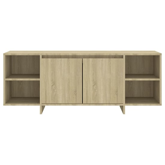 Aloha Wooden TV Stand With 2 Doors In Sonoma Oak_2