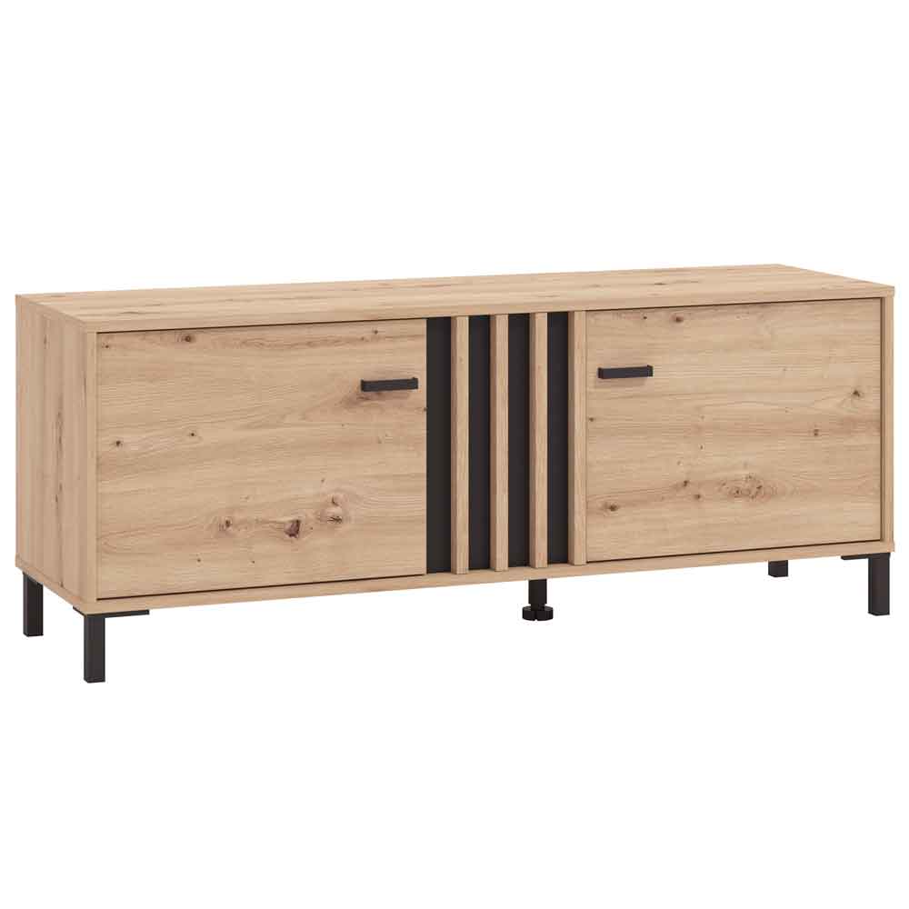 Alora Wooden TV Stand with 2 Doors in Artisan Oak