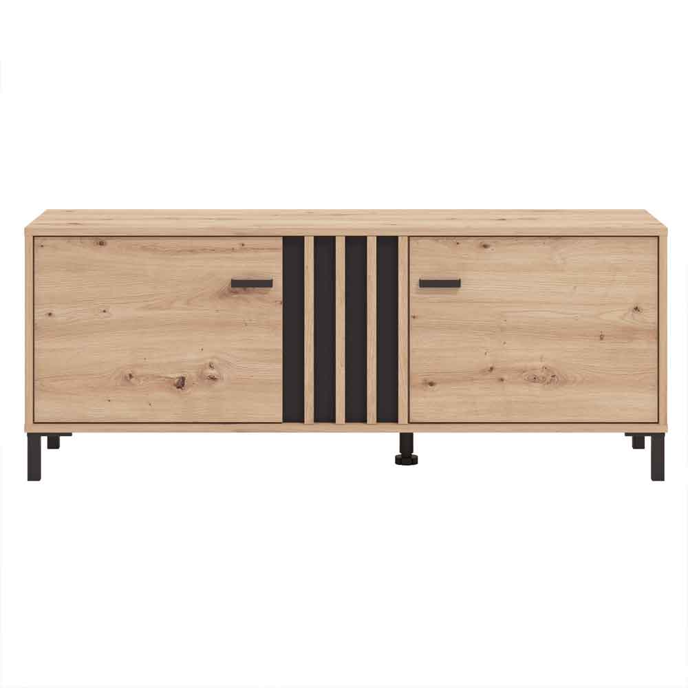 Alora Wooden TV Stand with 2 Doors in Artisan Oak