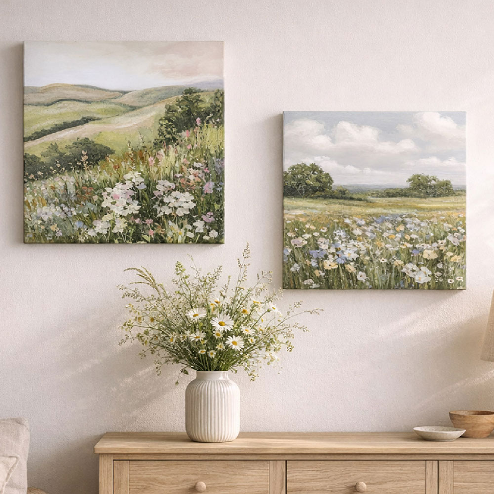 Alperton Canvas Set Of 2 Wall Art in Multicolour
