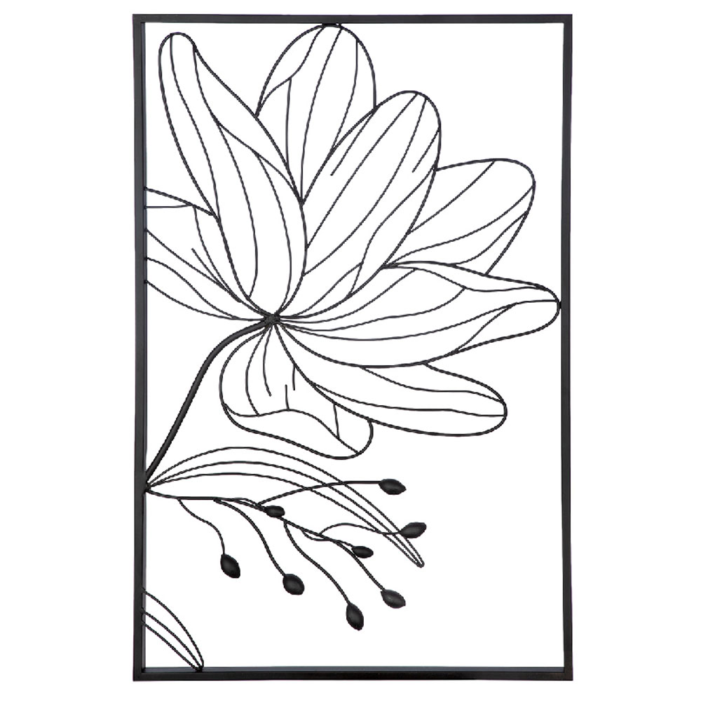 Alperton Metal Set Of 3 Wall Art in Black