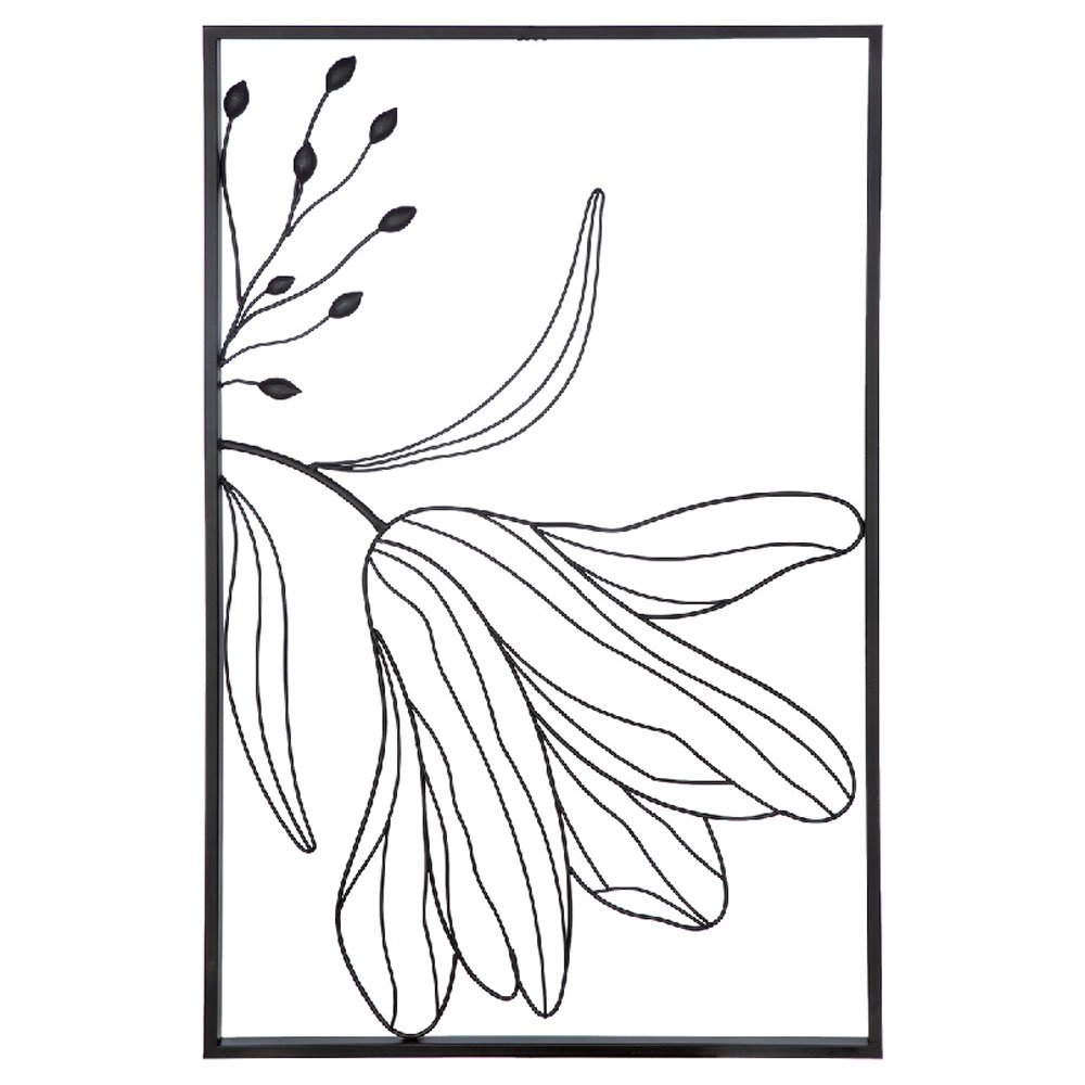 Alperton Metal Set Of 3 Wall Art in Black