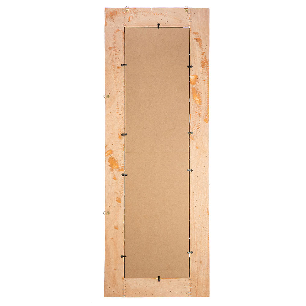 Alperton Wall Mirror Natural Wooden Frame