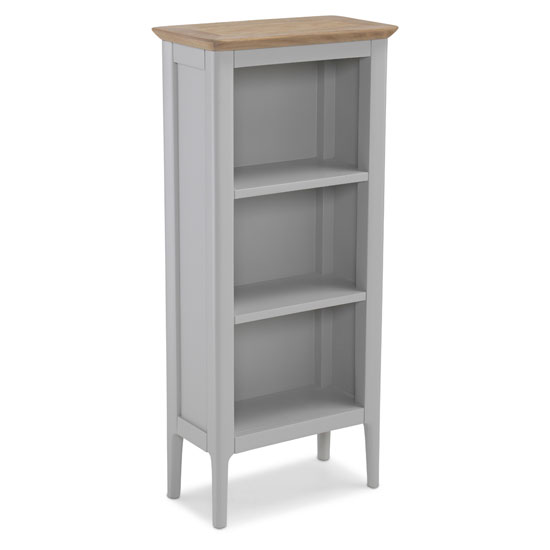 Read more about Hematic wooden dvd storage stand in solid oak and grey