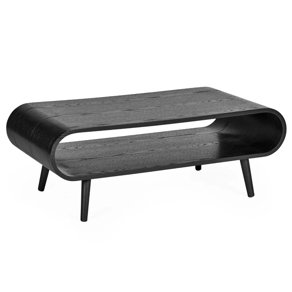 Altair Wooden Coffee Table in Black Ash
