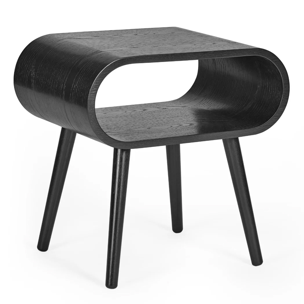 Altair Wooden Side Table in Black Ash