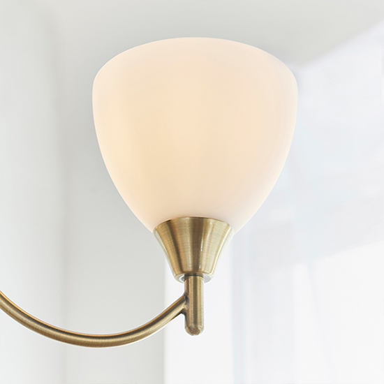 Alton 3 Lights Ceiling Pendant Light In Antique Brass