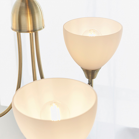 Alton 3 Lights Ceiling Pendant Light In Antique Brass
