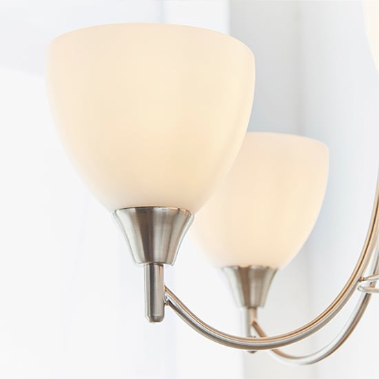 Alton 5 Lights Ceiling Pendant Light In Satin Chrome