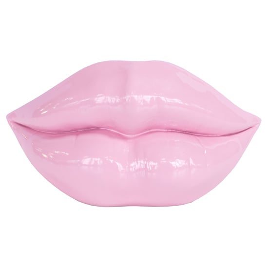 Alton Resin Lips Sculpture Small In Pink