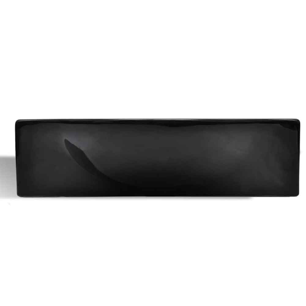 Alton Wall Hung Basin Without Waste 450mm Wide 1TH - Black