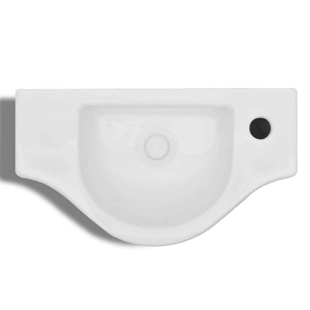 Alton Wall Hung Basin Without Waste 450mm Wide 1TH - White