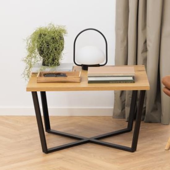 Product photograph of Altoona Wooden Coffee Table Square In Matt Wild Oak from Furniture in Fashion