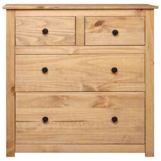Altoona Wooden Chest Of 4 Drawers In Brown