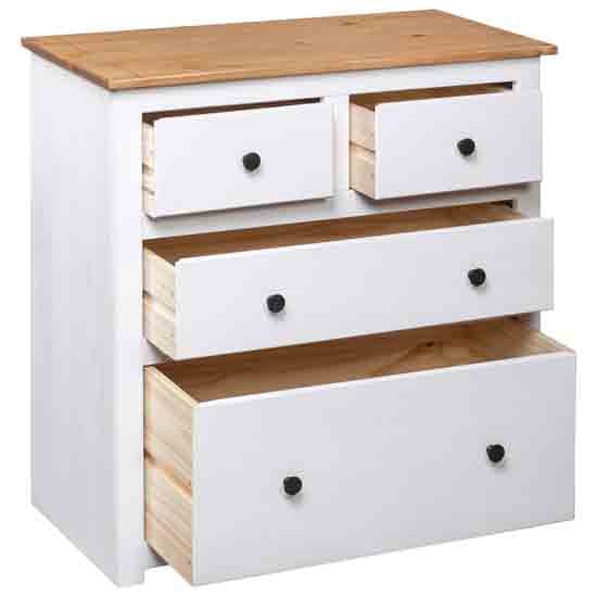 Altoona Wooden Chest Of 4 Drawers In White