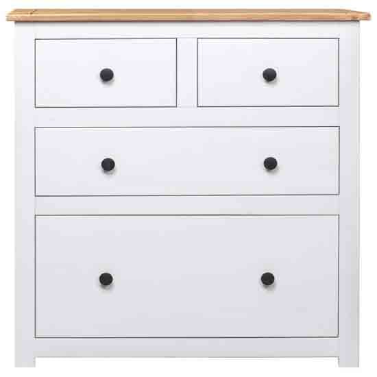 Altoona Wooden Chest Of 4 Drawers In White