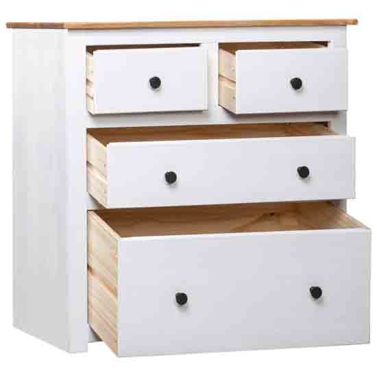 Altoona Wooden Chest Of 4 Drawers In White