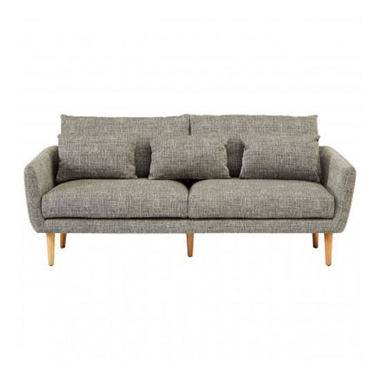 Product photograph of Altos Upholstered Fabric 3 Seater Sofa In Grey from Furniture in Fashion