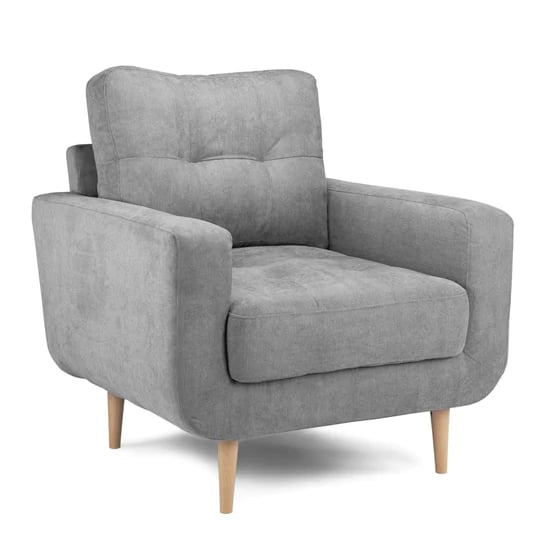 Product photograph of Altra Fabric Armchair In Grey from Furniture in Fashion