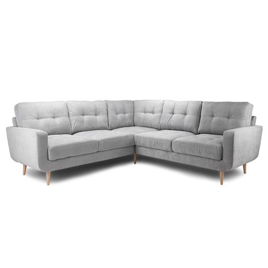 Product photograph of Altra Fabric Large Corner Sofa Suite In Grey from Furniture in Fashion