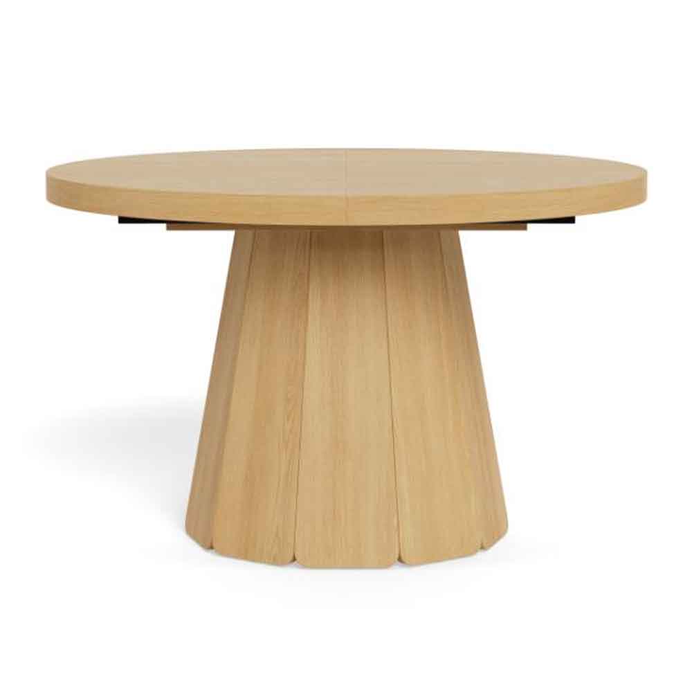 Alvane Wooden Extending Dining Table in Melamine Oak