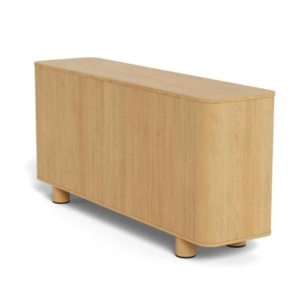 Alvane Wooden Sideboard in Melamine Oak