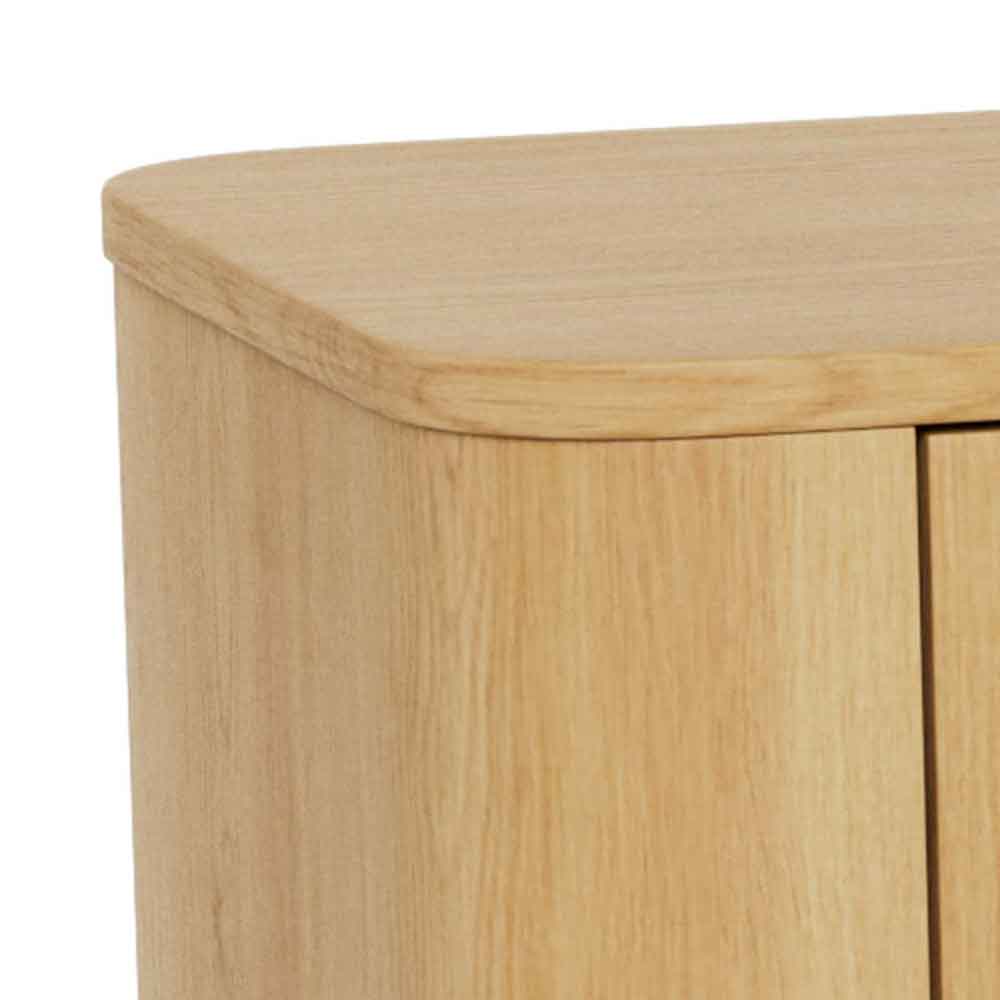 Alvane Wooden Sideboard in Melamine Oak