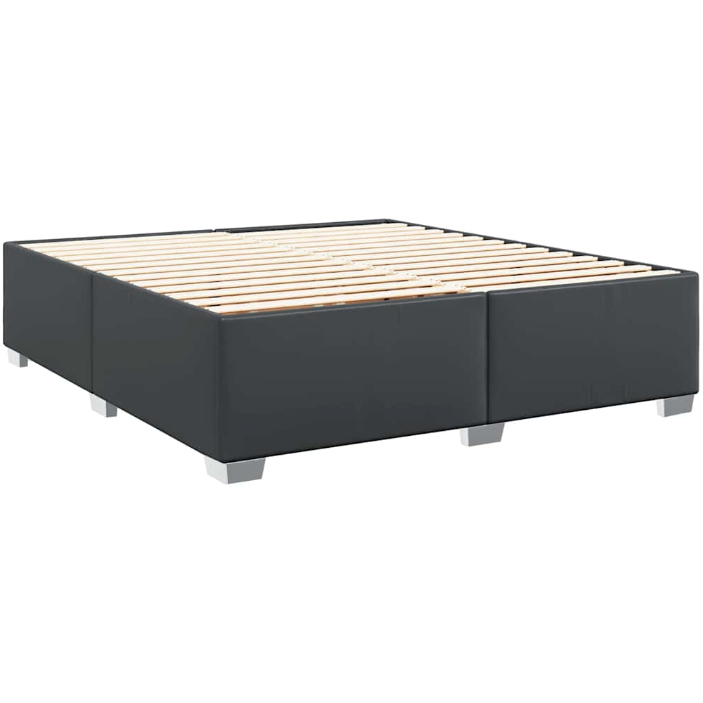 Alvarado Faux Leather Super King Size In Black