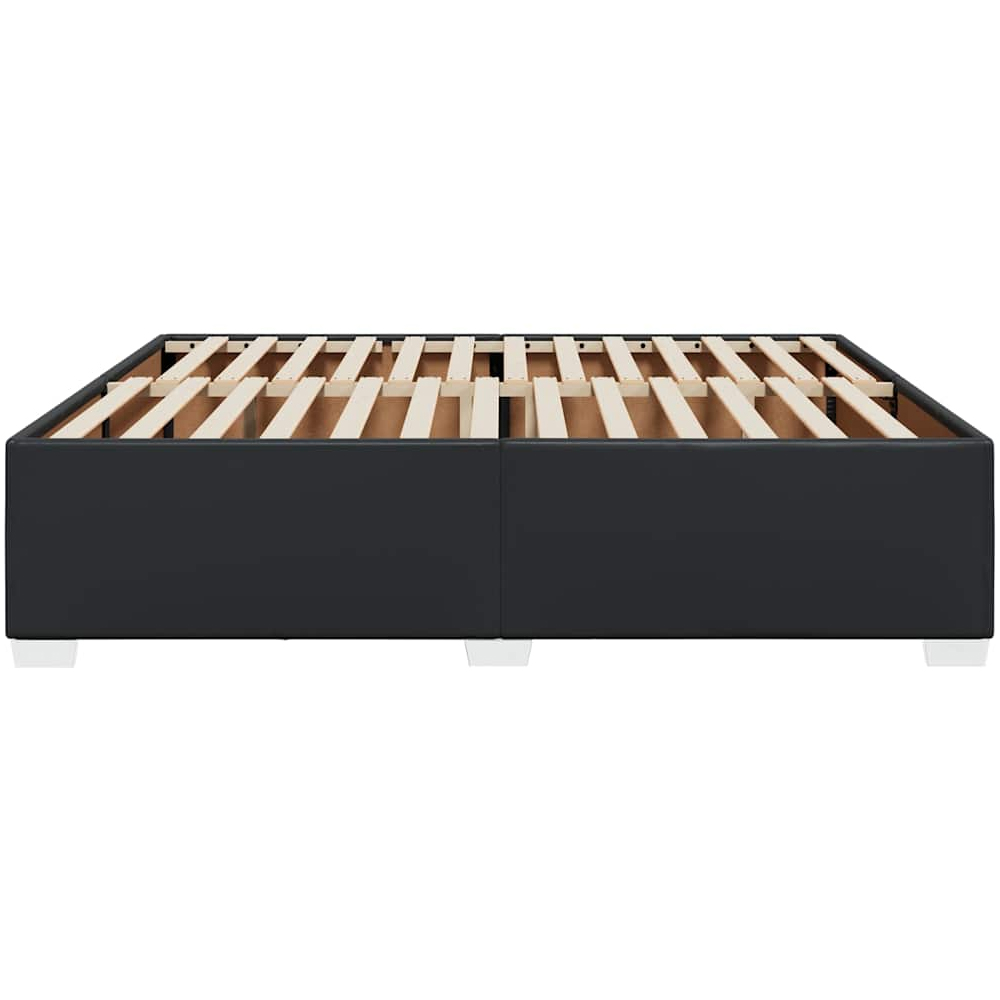 Alvarado Faux Leather Super King Size In Black