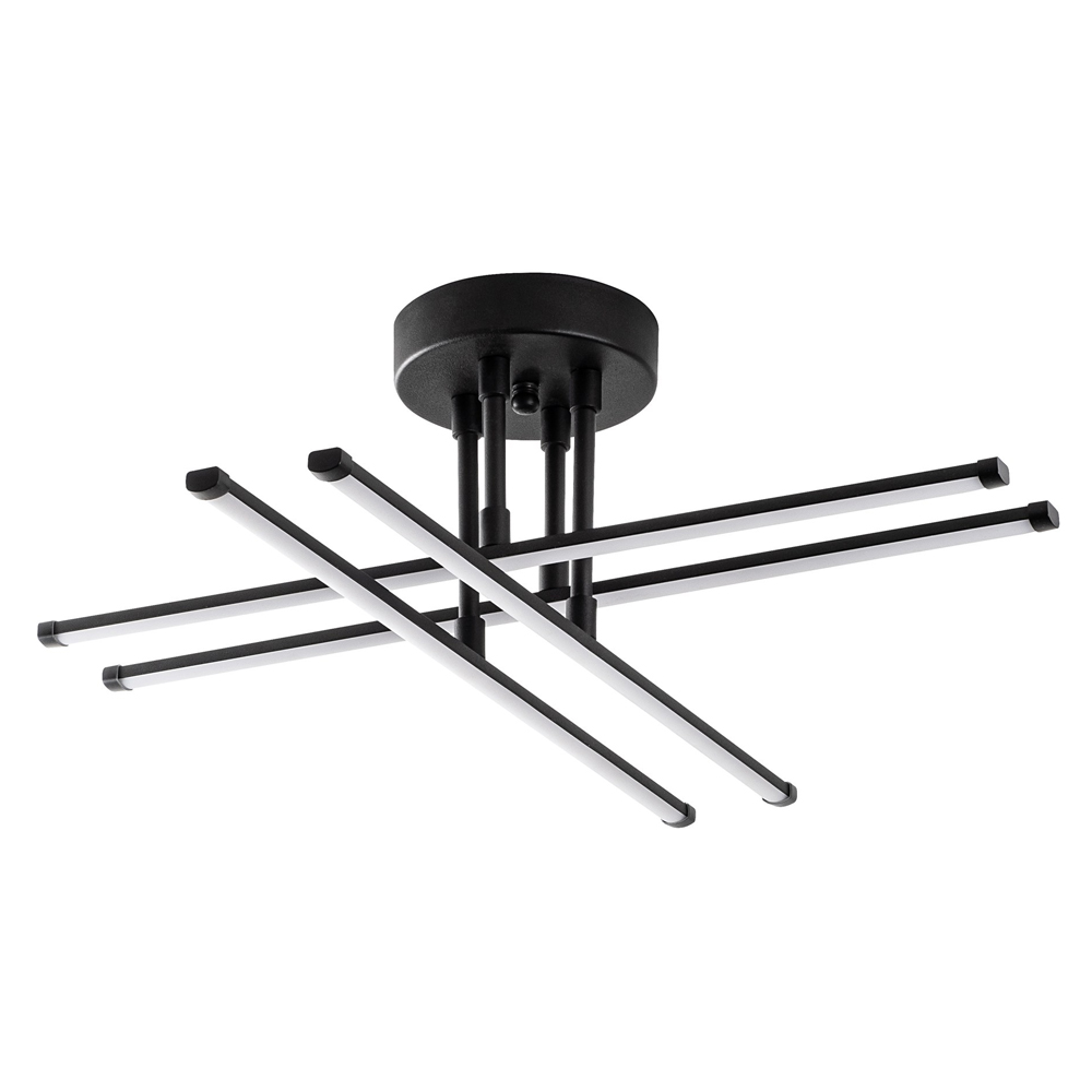 Alvero Metal Ceiling Light in Black