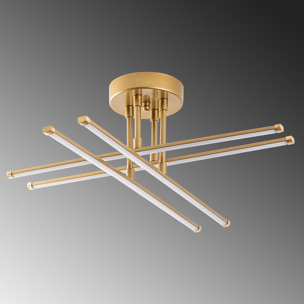 Alvero Metal Ceiling Light in Gold