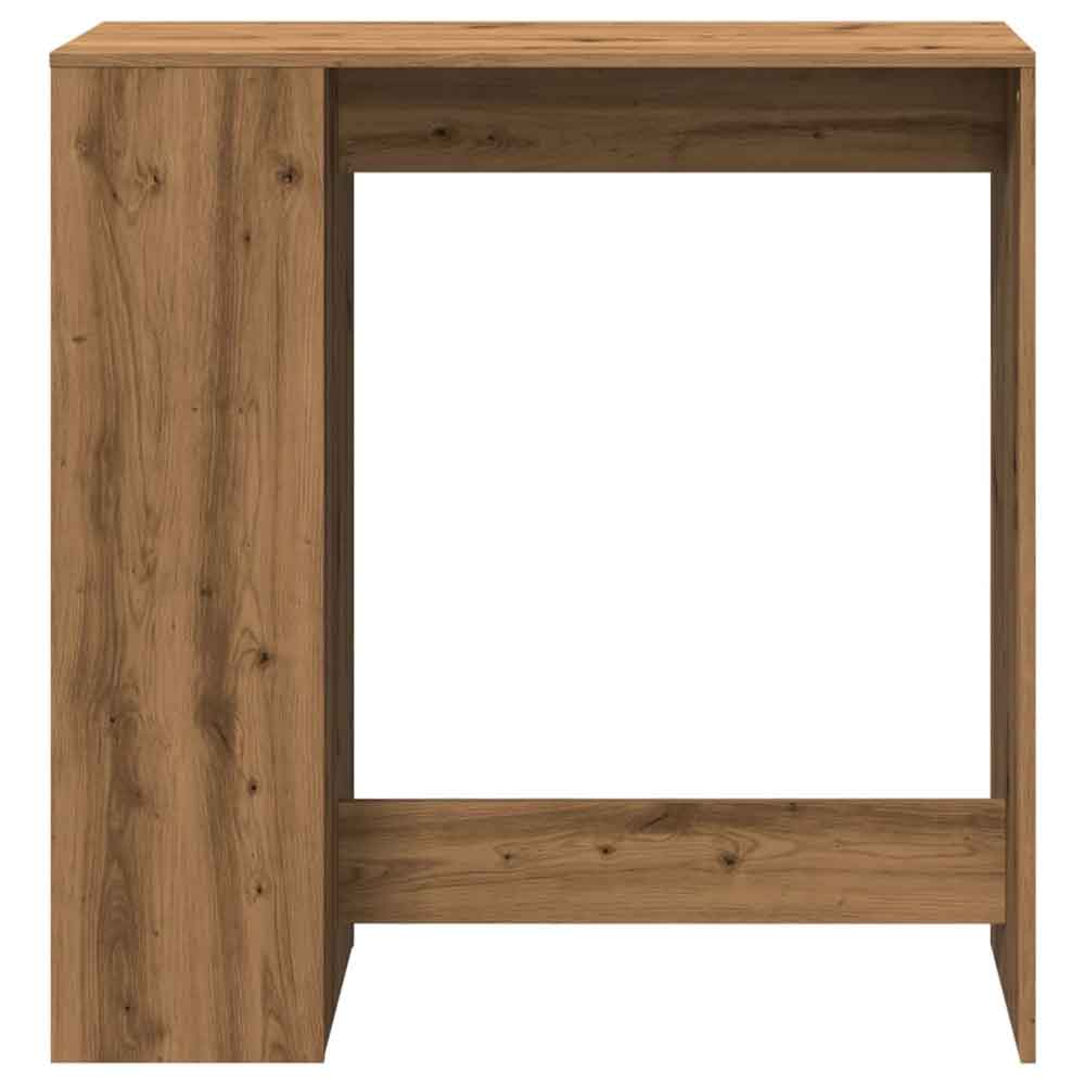 Alvero Wooden Rectangular Bar Table With 1 Door In Artisan Oak