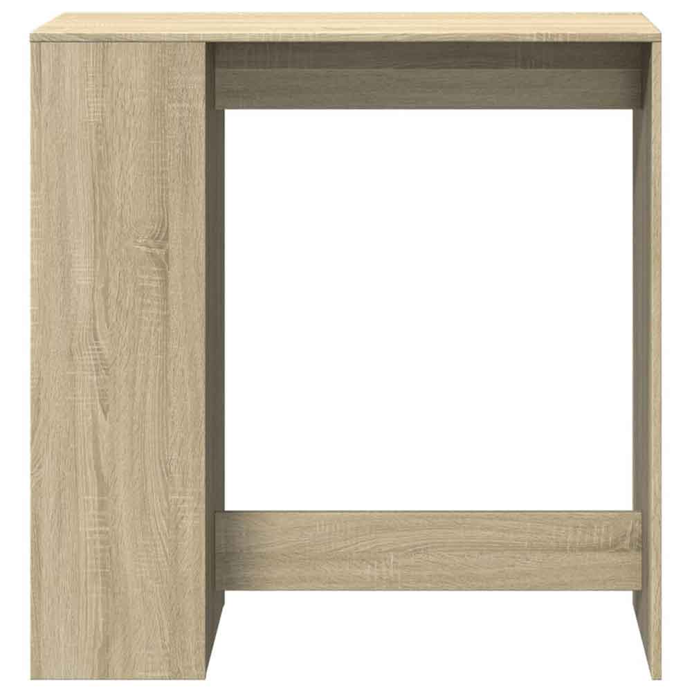 Alvero Wooden Rectangular Bar Table With 1 Door In Sonoma Oak