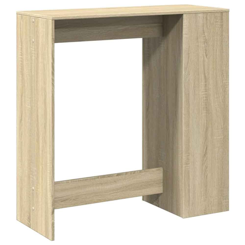 Alvero Wooden Rectangular Bar Table With 1 Door In Sonoma Oak