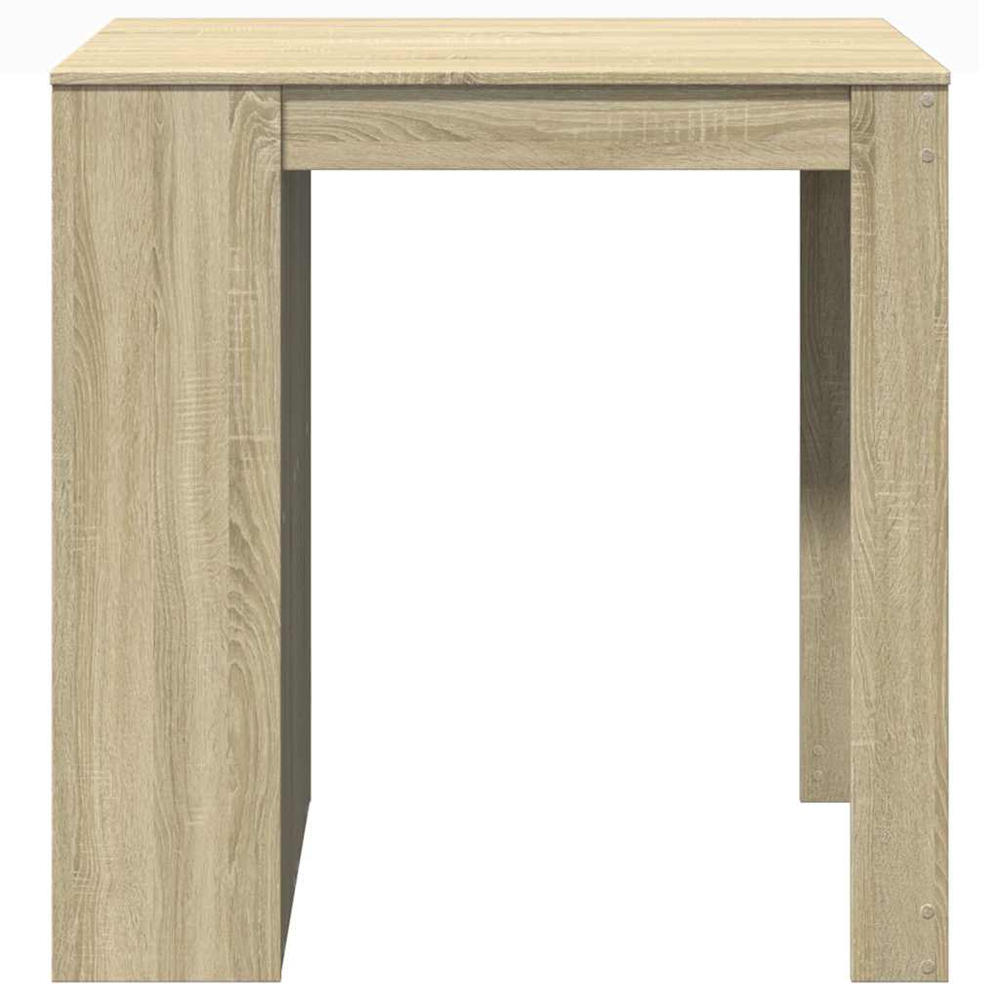Alvero Wooden Rectangular Bar Table With 1 Drawer In Sonoma Oak