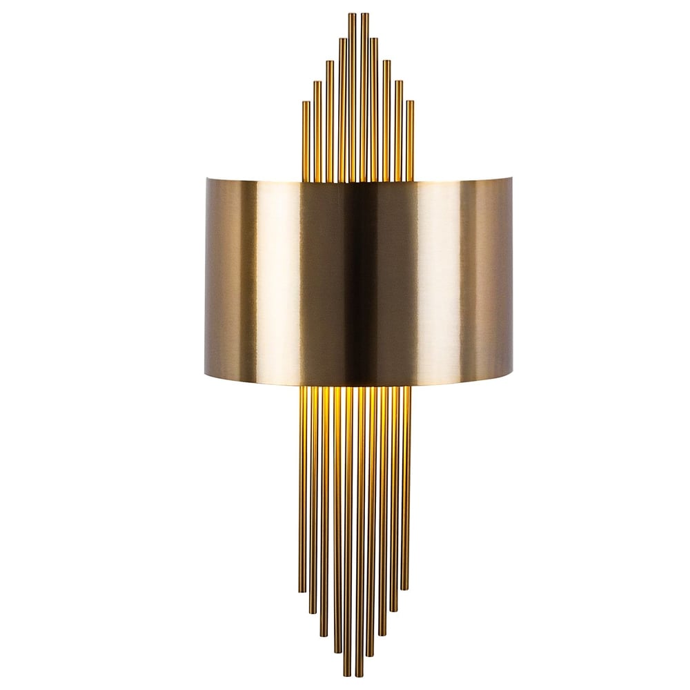 Alvion Metal Geometric Wall Light in Vintage