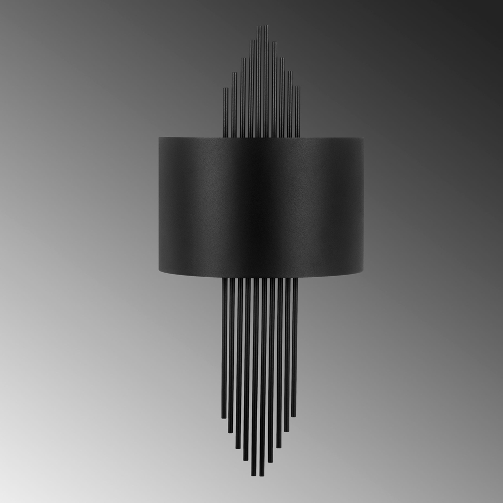 Alvion Metal Wall Light in Black