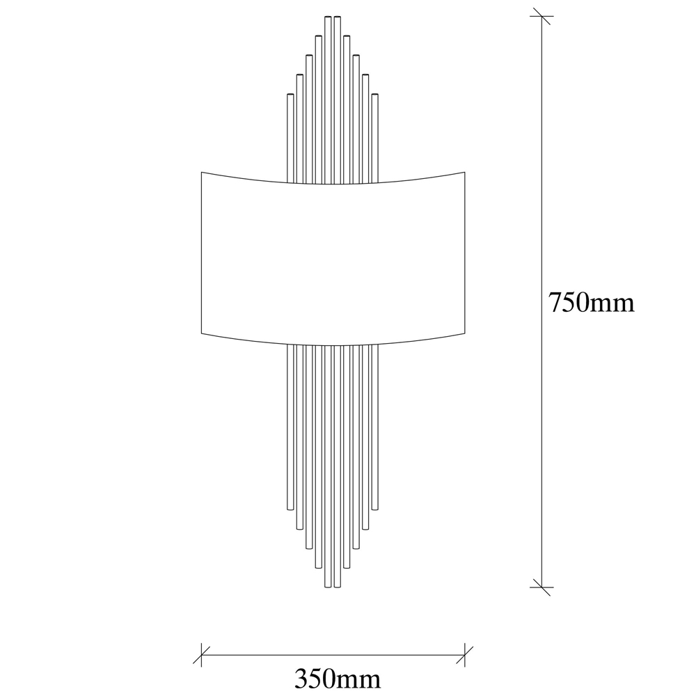 Alvion Metal Wall Light in Black
