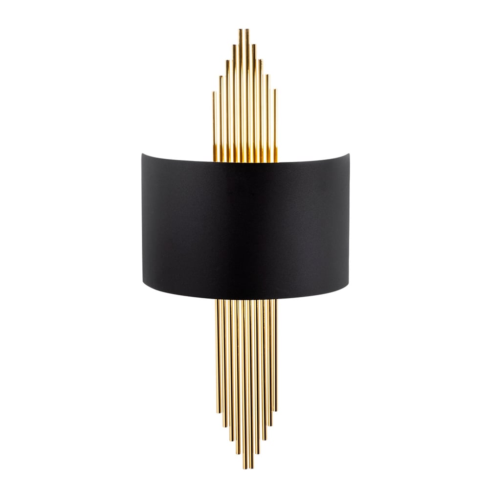 Alvion Metal Wall Light in Gold and Black