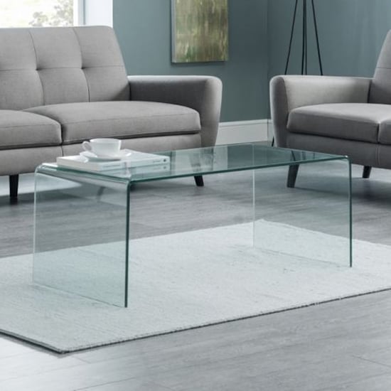 Photo of Acelynn bent glass coffee table